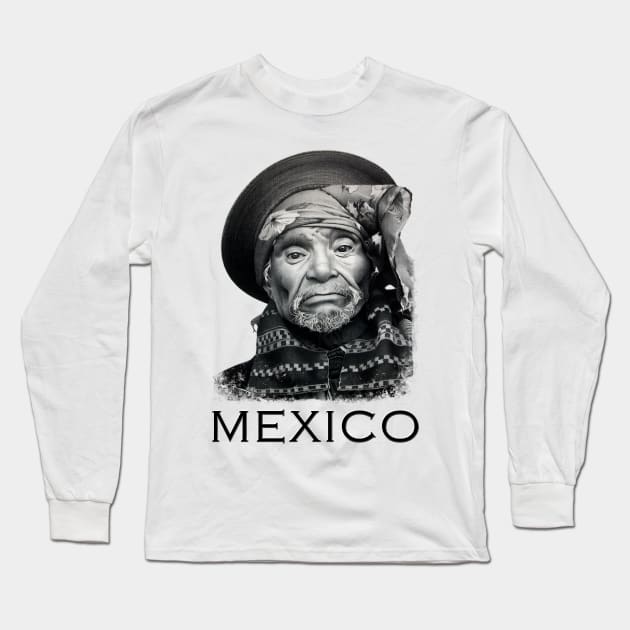 MEXICAN MAN Long Sleeve T-Shirt by MiroDesign